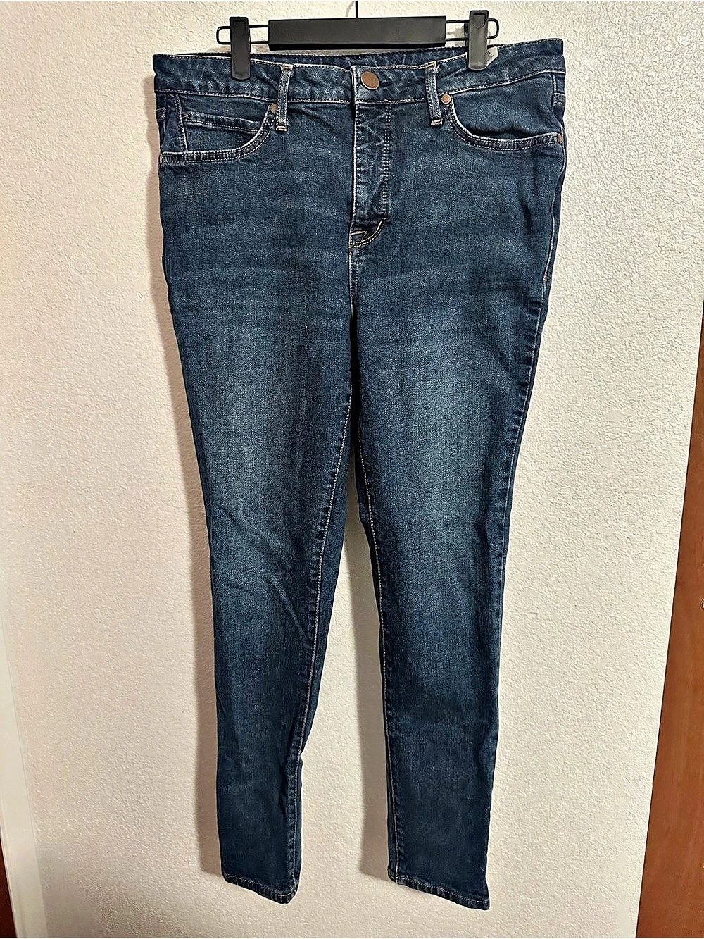 Seven7 High-Rise Skinny Jeans Skinny Jeans Blue Waist 12